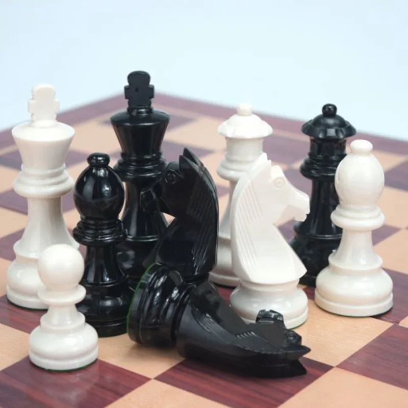 

Professional Folding Chess Games Board Szachy Handmade Large Table Game Chess Set Family Gift Xadrez Jogo Entertainment DE50QL