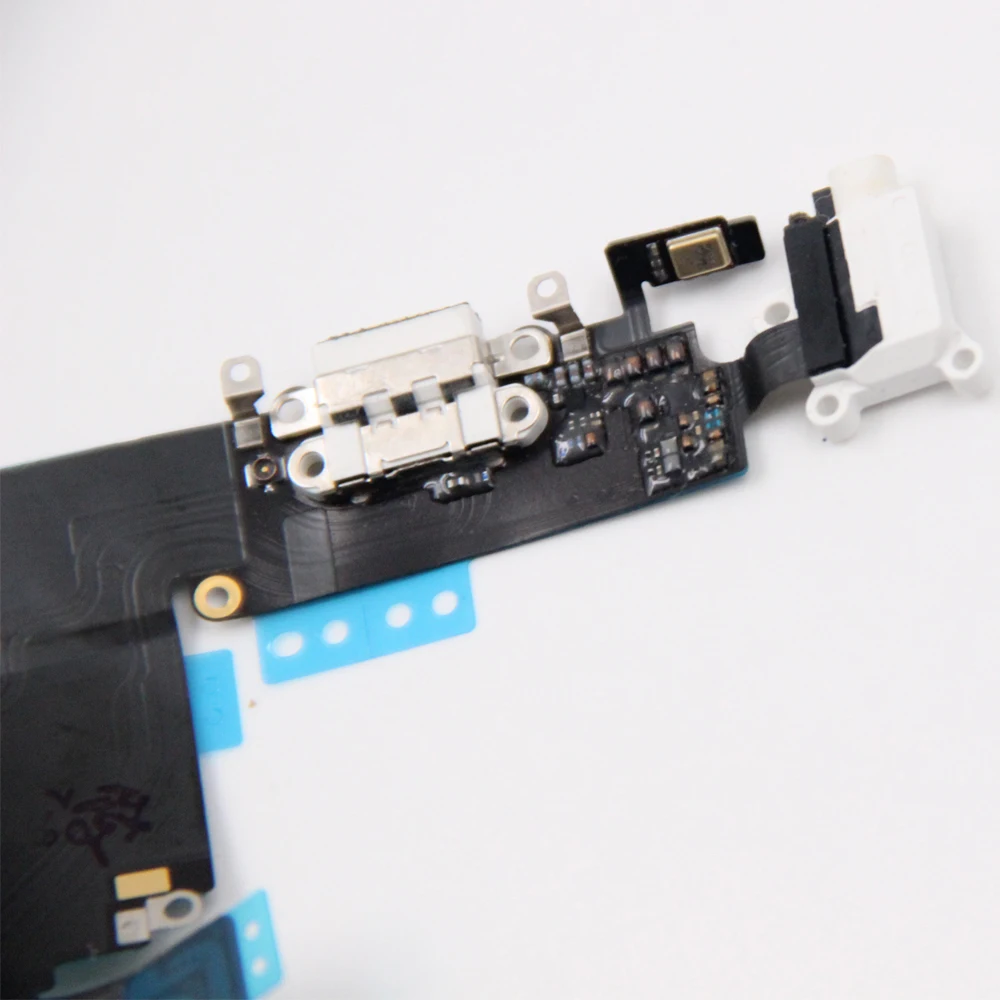 1 шт. usb-разъем для зарядки док-станция гибкий кабель+ микрофон+ разъем для наушников аудио разъем запасная часть для iPhone 6 plus шлейф