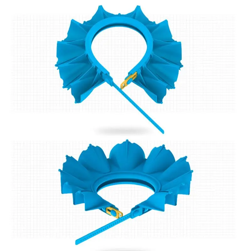 Детские Силиконовые шампуни для душа шапочка для купания Регулируемый защитный козырек для младенцев