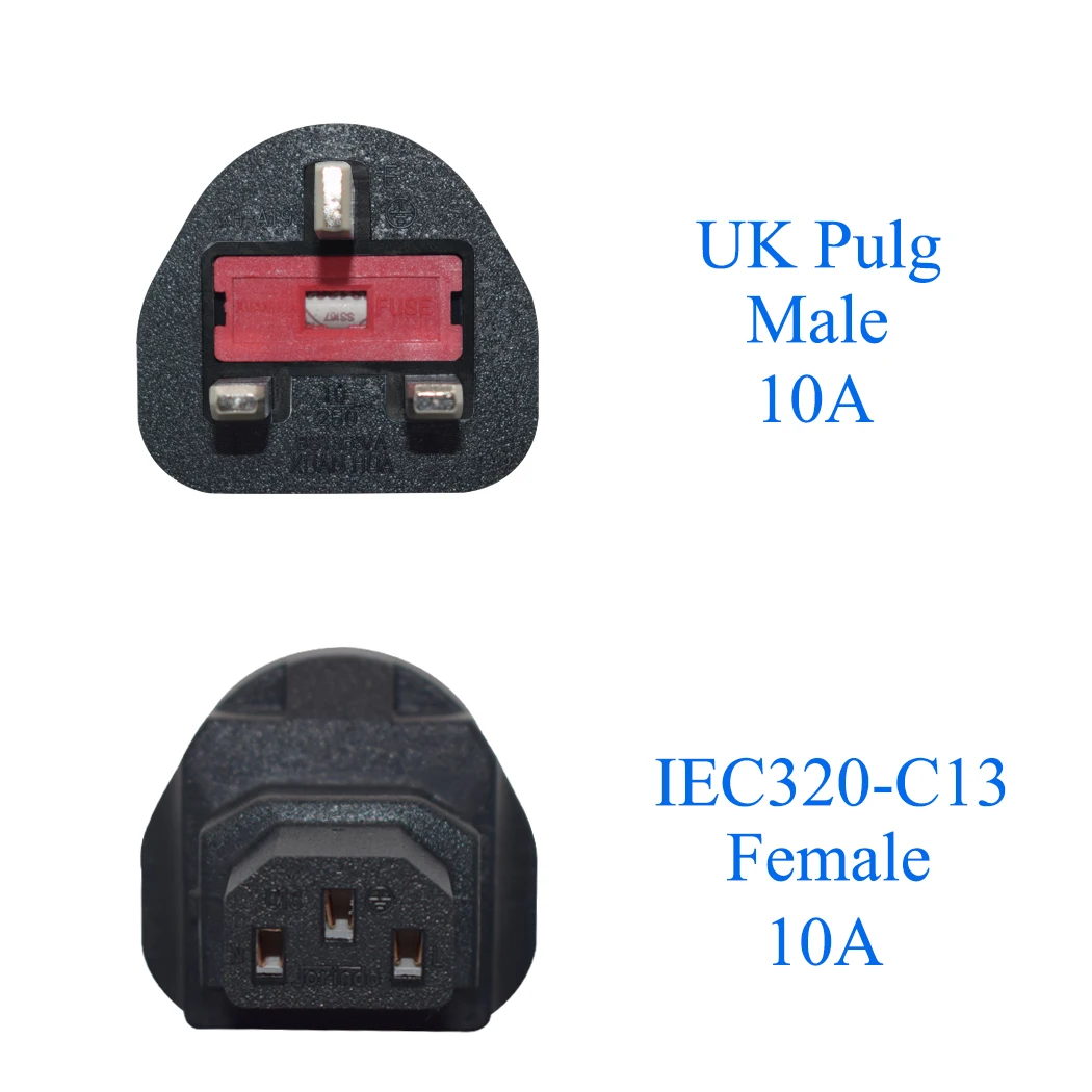 Адаптер jorinto UK Male к IEC 320 C13 адаптер 3Pole male female|Адаптеры для розеток| |