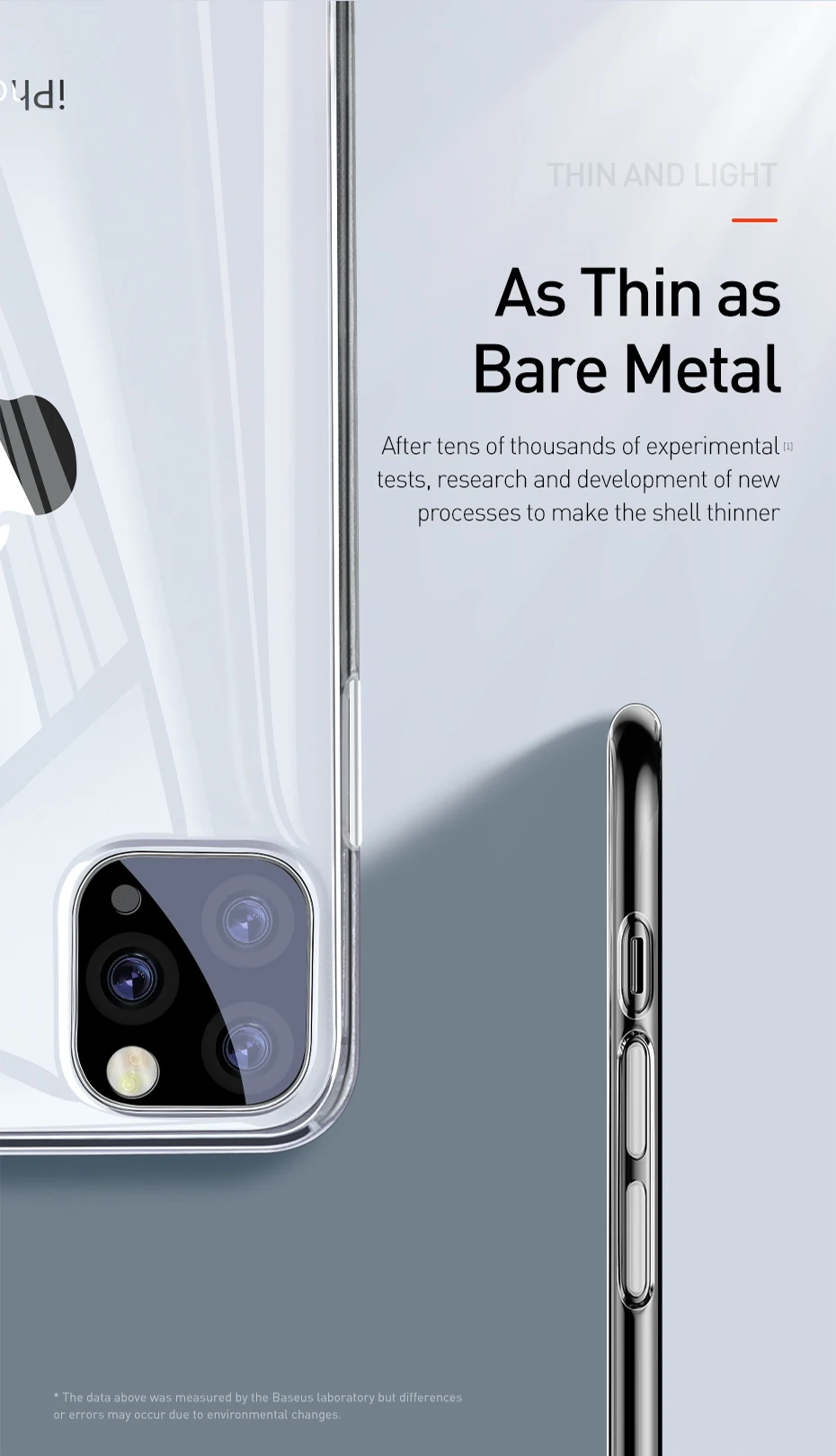 Baseus Прозрачный чехол для iPhone 11 тонкий прозрачный чехол для телефона из мягкого ТПУ с рисунком Защитный чехол для iPhone 11 Pro Max Капа кейс на заднюю панель