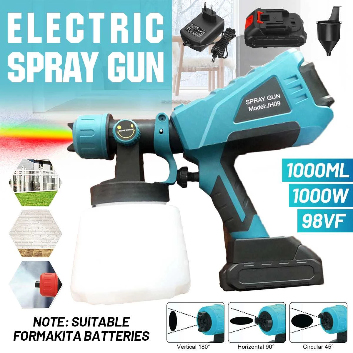 人気アイテム ❤️早い者勝ち❤️スプレーガン コードレス バッテリー2