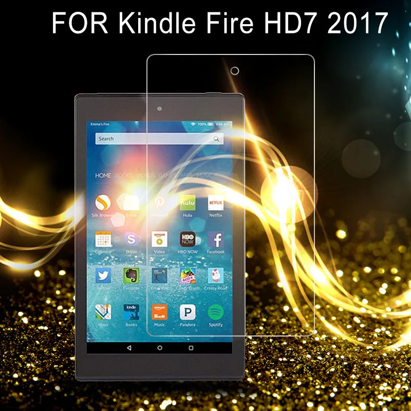 Закаленное стекло для защиты экрана защитная пленка Amazon Fire 7 2015 2017 2019 | Компьютеры