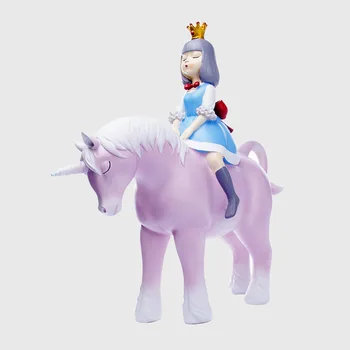 

Nordic crafts creative new girl riding Unicorn home furnishing animal room soft decoration new room decoration wedding gift