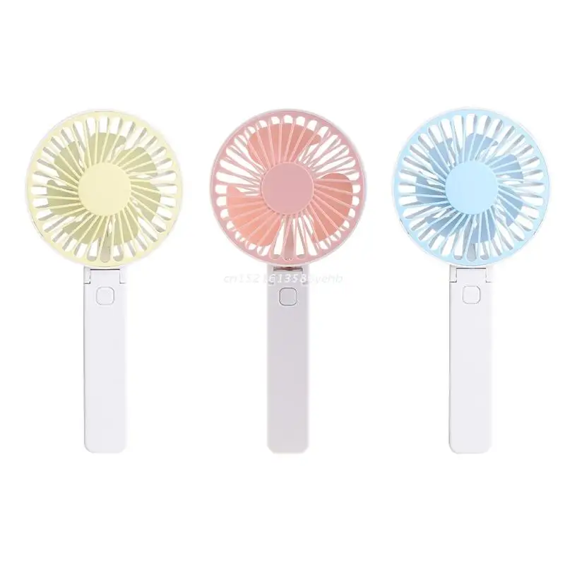 New Portable Handheld Silent Fold Small Fan Usb Rechargeable Room Home Air Cooler Mini Fans Desktop Outdoor Ventilateur | Бытовая