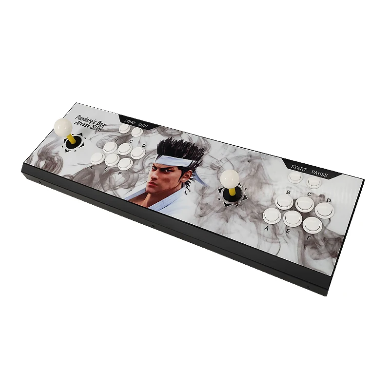 

Use the arcade console buttons and joysticks