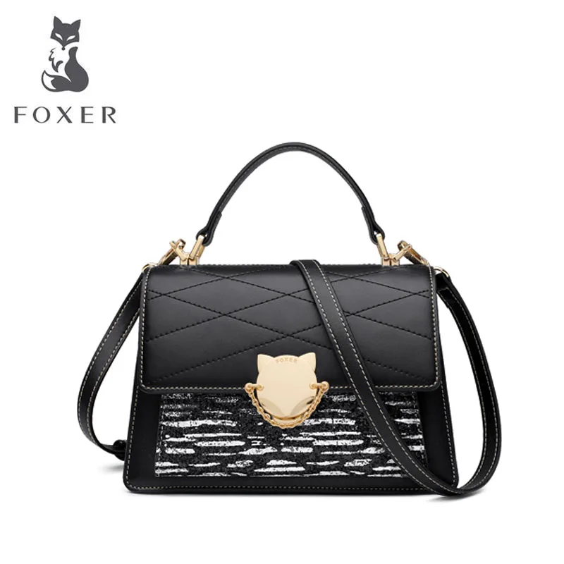 

FOXER luxury handbags women bags designer bags for women 2019 New famous brand women bag leather tote bag shoulder Crossbody bag
