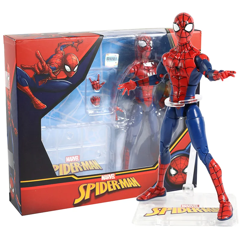 Marvel Человек-паук в толстовке Miles Morales Gwen Stacy черный костюм Человек-паук 2099 ПВХ фигурка Коллекционная модель игрушки - Цвет: A
