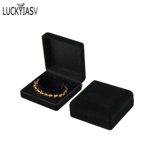 Premium Bangle Bracelet Box Black Velvet Coated Jewelry Display Boxes C  Collar Jewellery Packaging Gift Holder Organizer Case - Jewelry Packaging &  Display - AliExpress