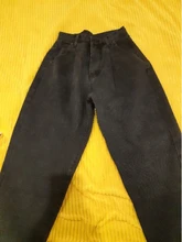 Mom Jeans Trousers Harem Pants Boyfriend Brown Streetwear Pink Vintage Green High-Waist