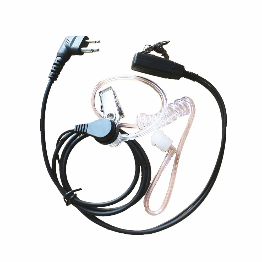 10x Security Acoustic Air Tube Headset Earpiece PTT Mic For Motorola Two Way Radio DTR2430/2450 DTR550 DTR610 DTR650 2 pin | Мобильные