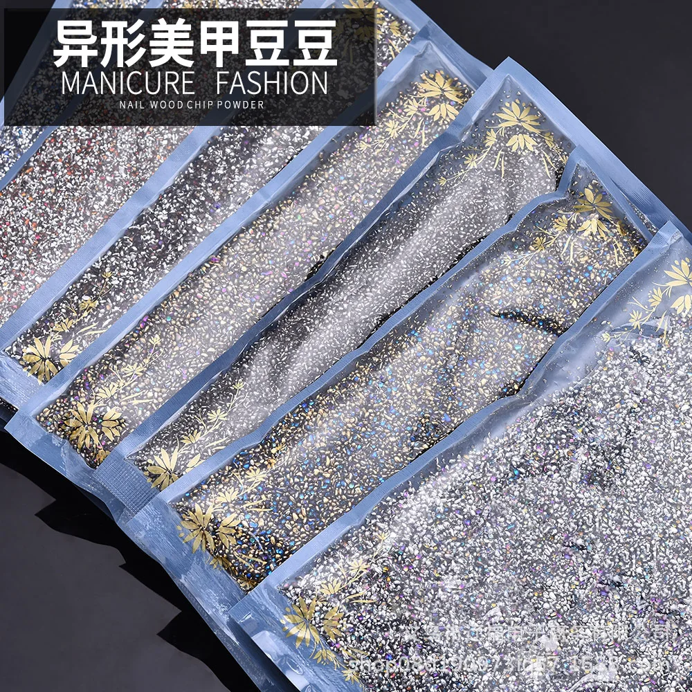 450 г/пакет 3D Стразы для ногтей радужные нестандартные бусины маникюра украшения