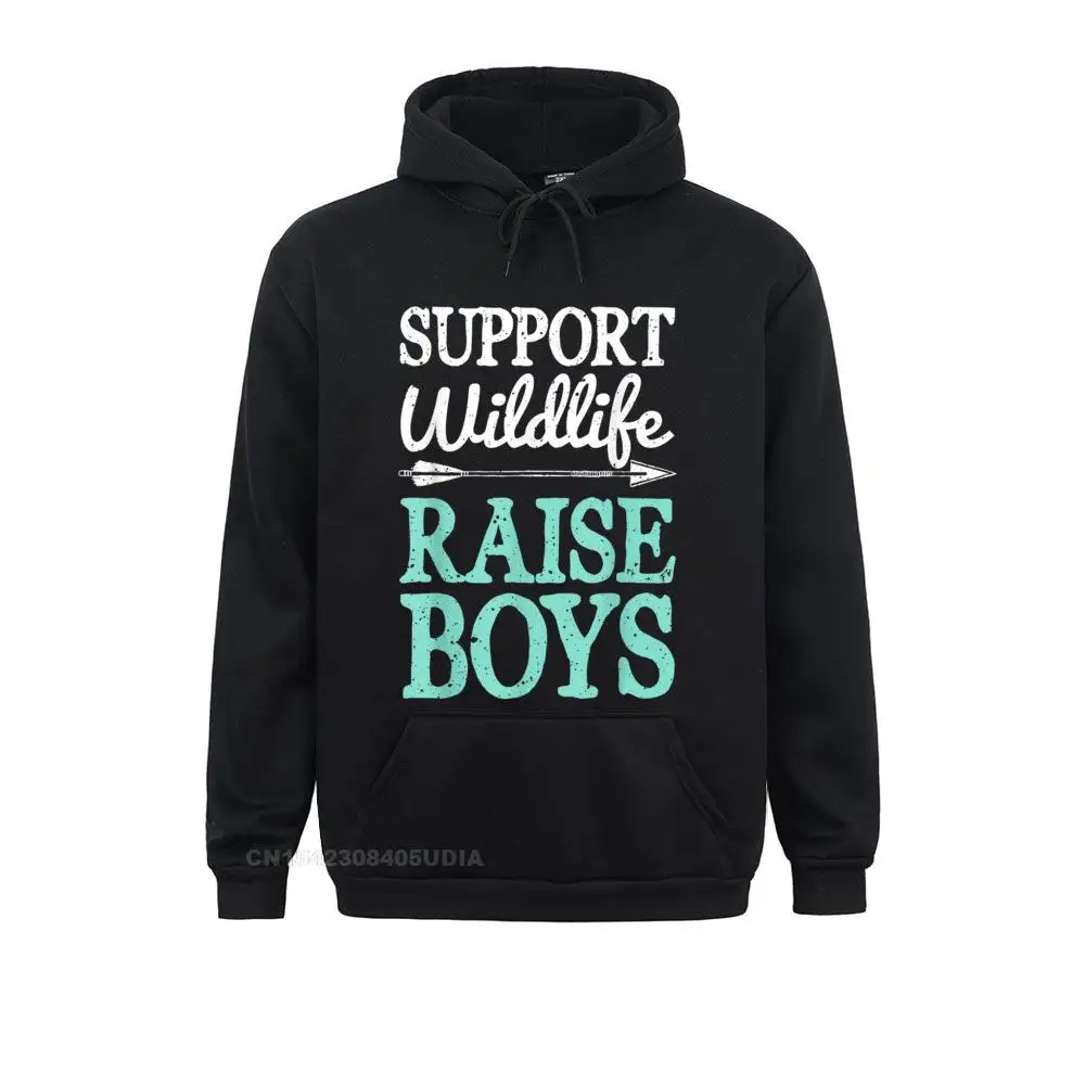 Support Wildlife Raise Boys T shirt Mom Dad Mother Parents T-Shirt__B7527 Mens Long Sleeve Hoodies Casual April FOOL DAY Sweatshirts On Sale Sportswears Support Wildlife Raise Boys T shirt Mom Dad Mother Parents T-Shirt__B7527black