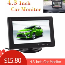 New 4.3 Inch 480 x 272 Color TFT LCD Parking Car Rear View Monitor Parking Backup Monitor 2 Video Input for Reverse Camera DVD цена New 4.3 Inch 480 x 272 Color TFT LCD Parking Car Rear View Monitor Parking Backup Monitor 2 Video Input for Reverse Camera DVD цены онлайн