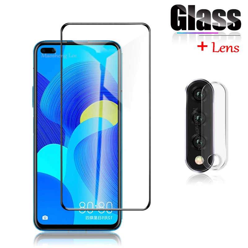 Защитное стекло закаленное 9D для Huawei NOVA 6 5T/nova6/Huawei nova 5t/6 se|Защитные стёкла и