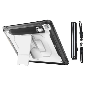 

For 2019 iPad 10.2 Inch Tablet PC Case TPU Shockproof Protective Back Cover with Pen Slot Tablet Stand Case
