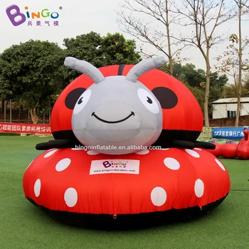 

3*3*1.8 meters inflatable lovely ladybug cartoon model customized ladybird decoration for garden displaying