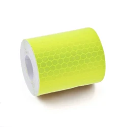 High Visibility Reflective Safety Tape for Bikes and Accessories - Waterproof 5cm x 1m (Fluorescent Yellow)