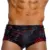 UXH Brand Mens Swimwear With Push-Up Multicolor Trunks Boxer Hi-Q Sexy Men Breathable Swim Suit Speed Matching Swim Beach Shorts