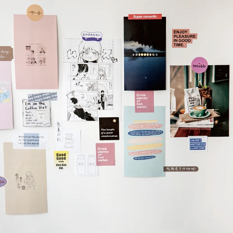 Ретро блокнот для путешествий серии Bullet Journal Декоративные наклейки для скрапбукинга этикетка дневник канцелярский альбом Винтаж