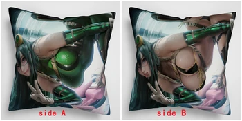 

Suef Anime Manga Boku no My Hero Academia Asui Tsuyu Anime two sided Pillow Cushion Case Cover 1480