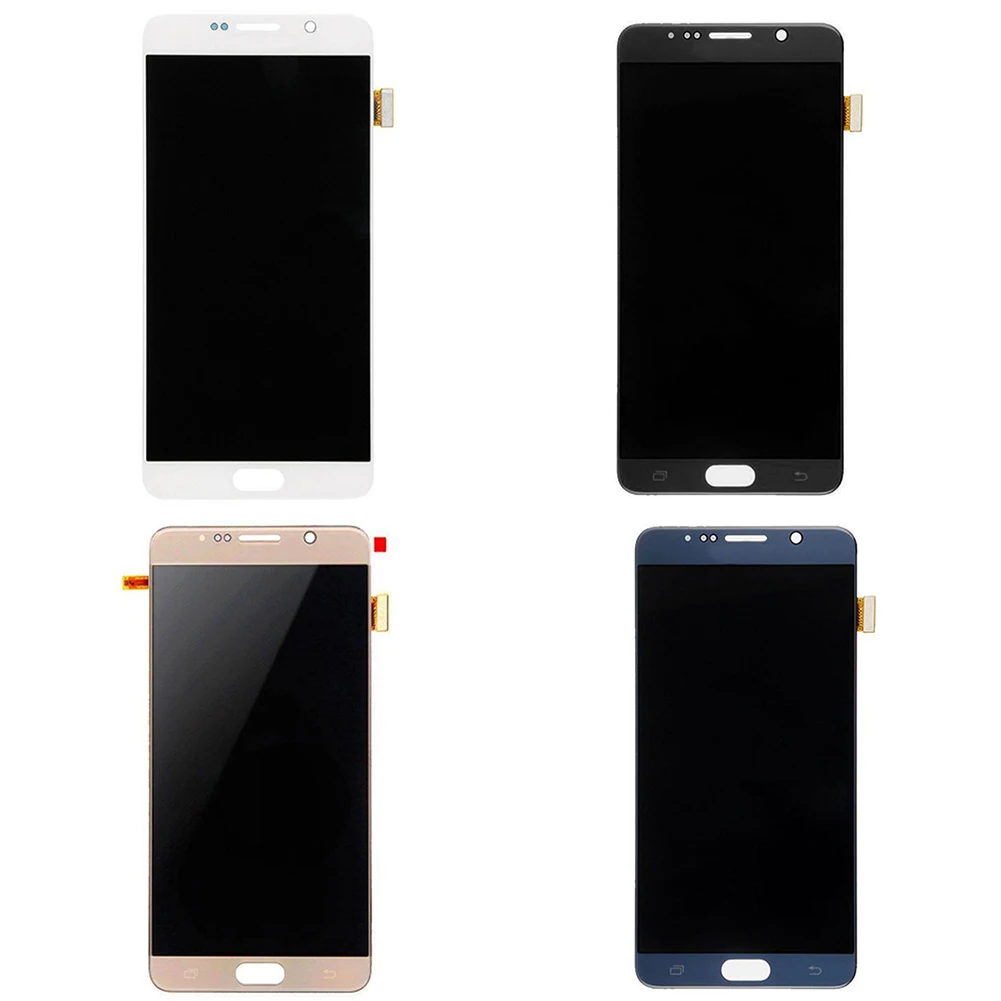 Оригинальная Замена ЖК-экрана дигитайзер части для samsung Galaxy Note 5 N920