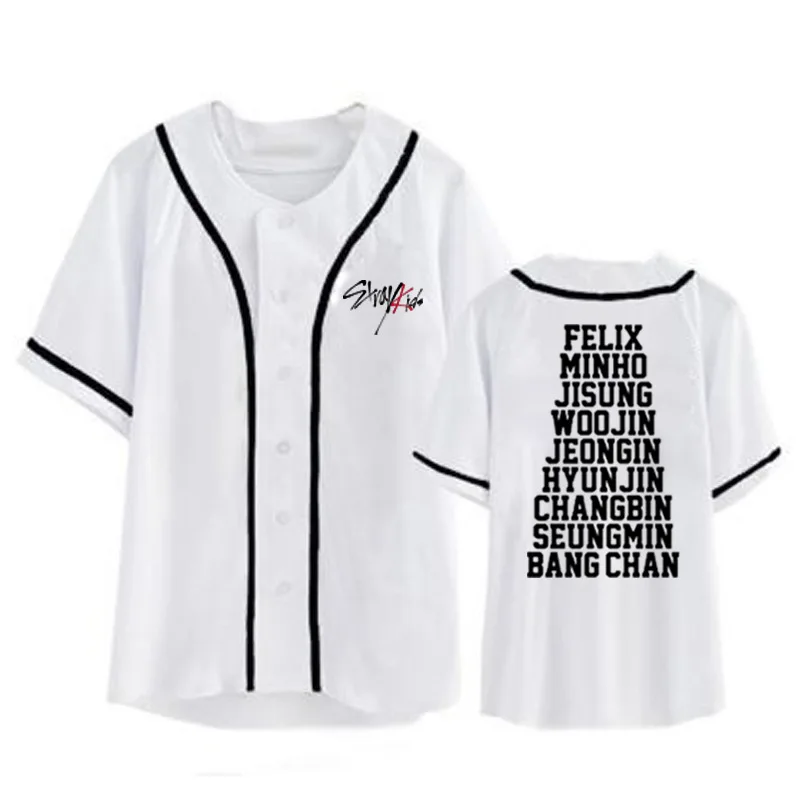 StrayKids Kpop StrayKids/Детские рубашки-кардиганы с альбомом, одежда, свободная футболка, футболка, топы с короткими рукавами, футболка DX818 - Цвет: StrayKids