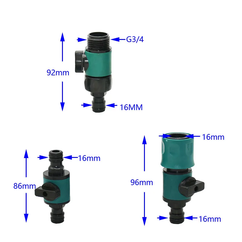 Garden Water Faucet 3/4 Garden Irrigation Valve 1pcs