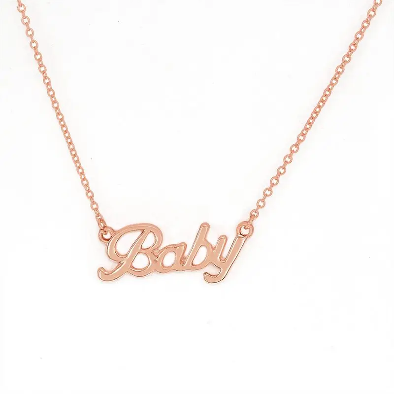 オンラインストア超特価 100ピース ロットファッションペンダントネックレスかわいい英語手紙子供チェーンネックレスキッズパーティーギフト卸売 安い 直営 店 Www Carnavalkids Com