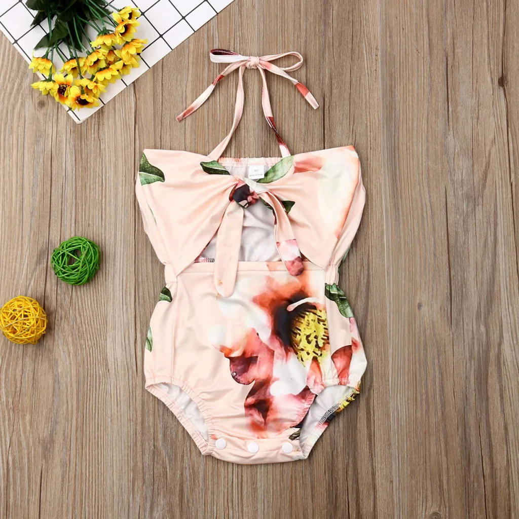 Летняя одежда для купания; Милая пляжная одежда для малышей; одежда для купания; детское бикини для маленьких девочек; купальник-бикини с цветочным рисунком; купальный костюм для детей