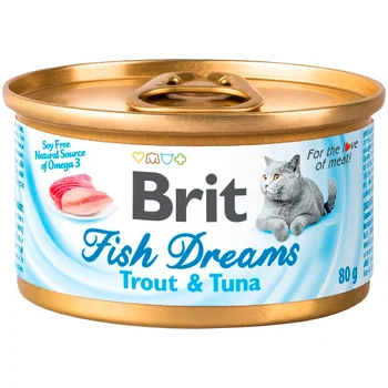 

BRIT BRIT CARE FISH DREAMS for adult cats with trout and tuna 80g