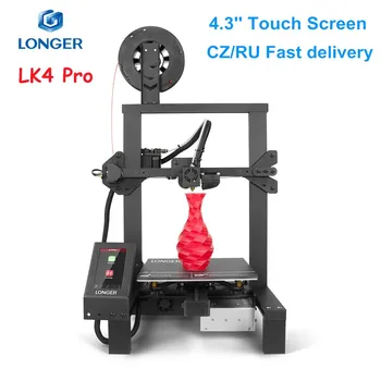 

LONGER LK4 Pro FDM 3D Printer 90 Percent Pre-Assembled Open Source with 4.3'' Touch Color Screen High Precision 3D Printer Kit