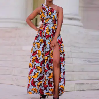 Efe African Multiway Print Maxi Dress