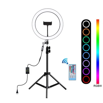 

12 inch Photography Lighting 6500K LED Selfie Ring Light RGB Video Ring Light With tripod for Vlog TikTok Youtube Live Streaming