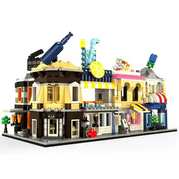 

Creative Building Blocks Puzzle Toys City Street View Bricks Friends Blossom Technic Creator House Children Adult Christmas Gift