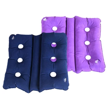 

2 Pieces Orthopedic Sciatica Coccyx Hemorrhoid Support Foldable Air Inflatable Cushion Seat Chair Wheelchair Pillows