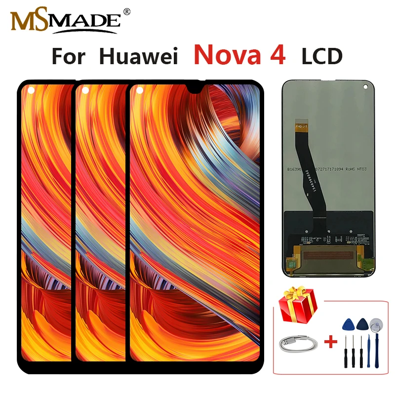

6.4" Original LCD For Huawei Honor View 20 PCT-L29 / Honor V20 / Nova 4 LCD Display Touch Screen Digitizer Replacement Parts