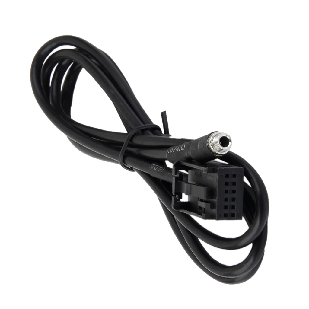3.5mm Female Jack Car USB Aux-in Adapter Cable For BMW Z4 E85 X3 E83 Black