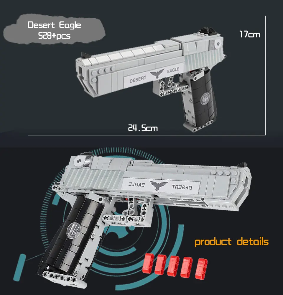 Bzda Pubg Awm 98 18k狙撃ライフルデザートイーグルピストル95自動ライフル銃のビルディングブロックのおもちゃ誕生日ギフト Blocks Aliexpress