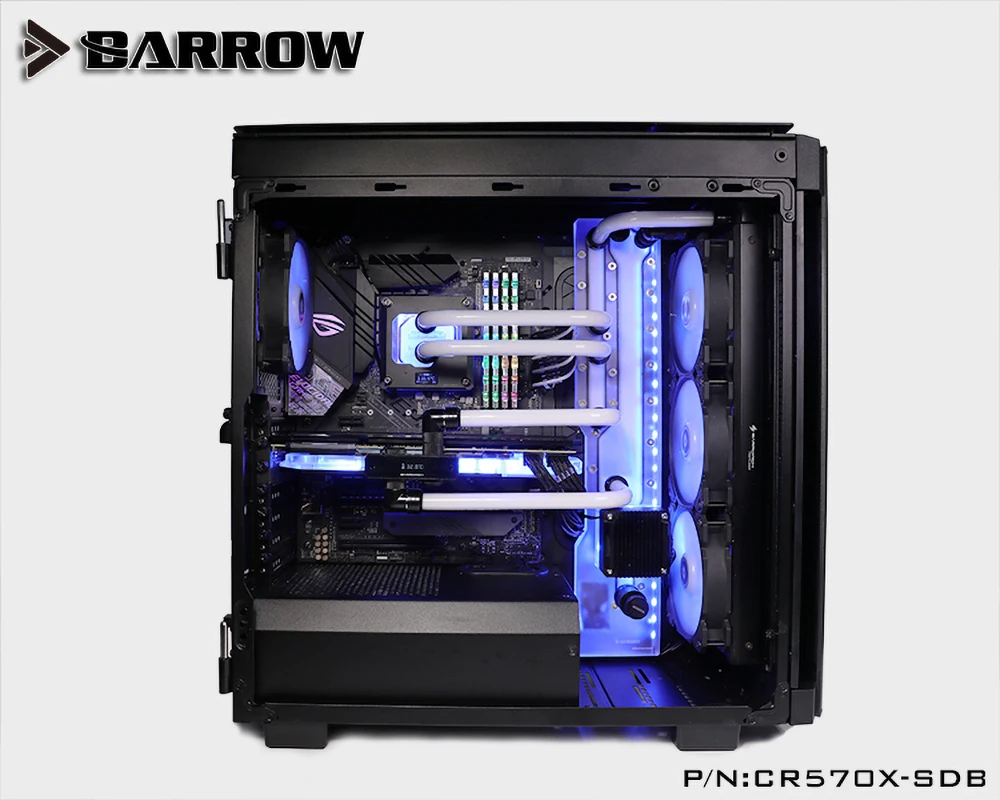 Водная плата для Corsair 570X/500D Barrow чехол водного блока Intel CPU и однократного/двойного