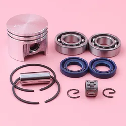 Kit de circlips d'axe de Piston 38mm avec roulement à manivelle, roulement à aiguille pour Stihl MS180 018 MS 180, pièces de tronçonneuse 
