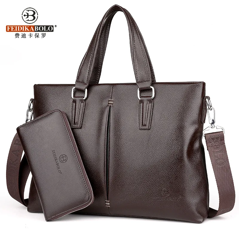 

Men's Bag Fashion 2018 Spring New Style Business Casual Versatile Briefcase Hand Large Bag Business Trip Business Bag