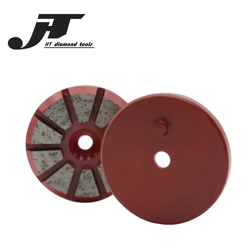

Free shipping 3inch diamond concrete grinding block pucks for STI 12pcs
