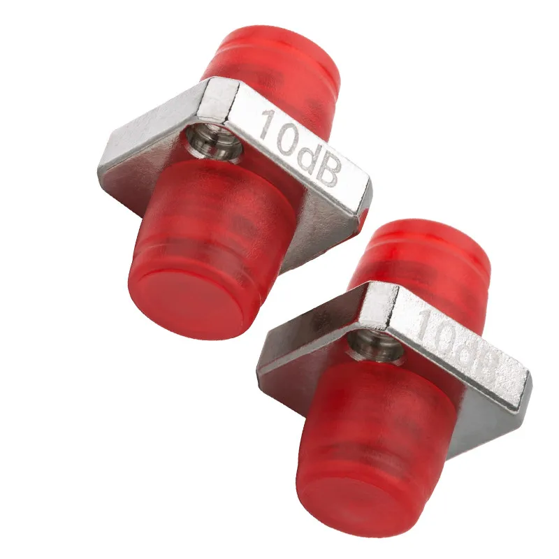 

FC UPC Fiber Fixed Value Bulkhead Mechanical Attenuator FC- FC 10dB Fixed Optic Attenuator