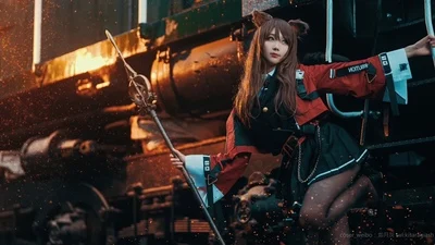 Игра Arknights SkyFire Косплей Костюм женский для косплея платье Хэллоуин Карнавал Униформа Новое поступление полный комплект