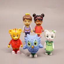 5 шт./лот Симпатичная Фигурка Даниэля Тигра район тигр мальчик