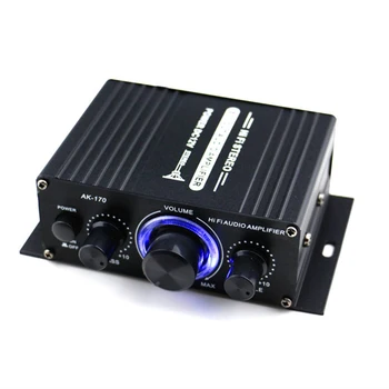 

Accessories Power Amplifier Black Aluminum alloy AK170 Stereo Receiver