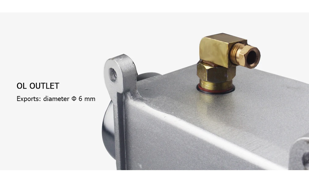 da mão 500cc cnc 4mm porta saída