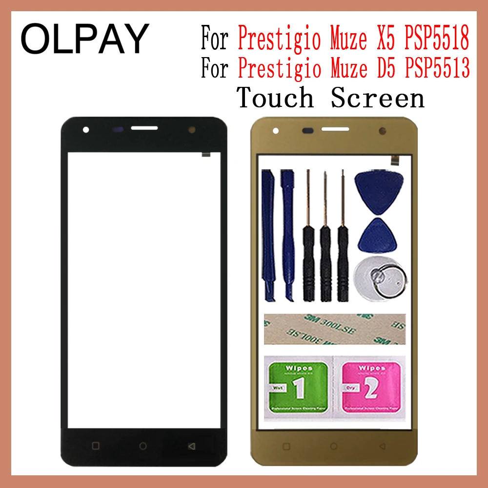 5," дюймов для Prestigio Muze X5 Muze D5 LTE PSP5518DUO PSP5518 PSP5513 Duo сенсорный экран дигитайзер Панель переднее стекло объектив сенсор