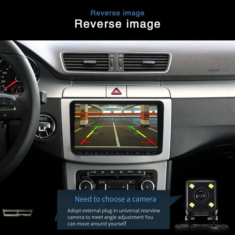 2Din Android 9,0 автомобиль 9 дюймов Радио стерео плеер Hd экран Gps навигация 4,0 Bluetooth для-V w Passat Golf Mk5 Mk6 J etta T5 Eos